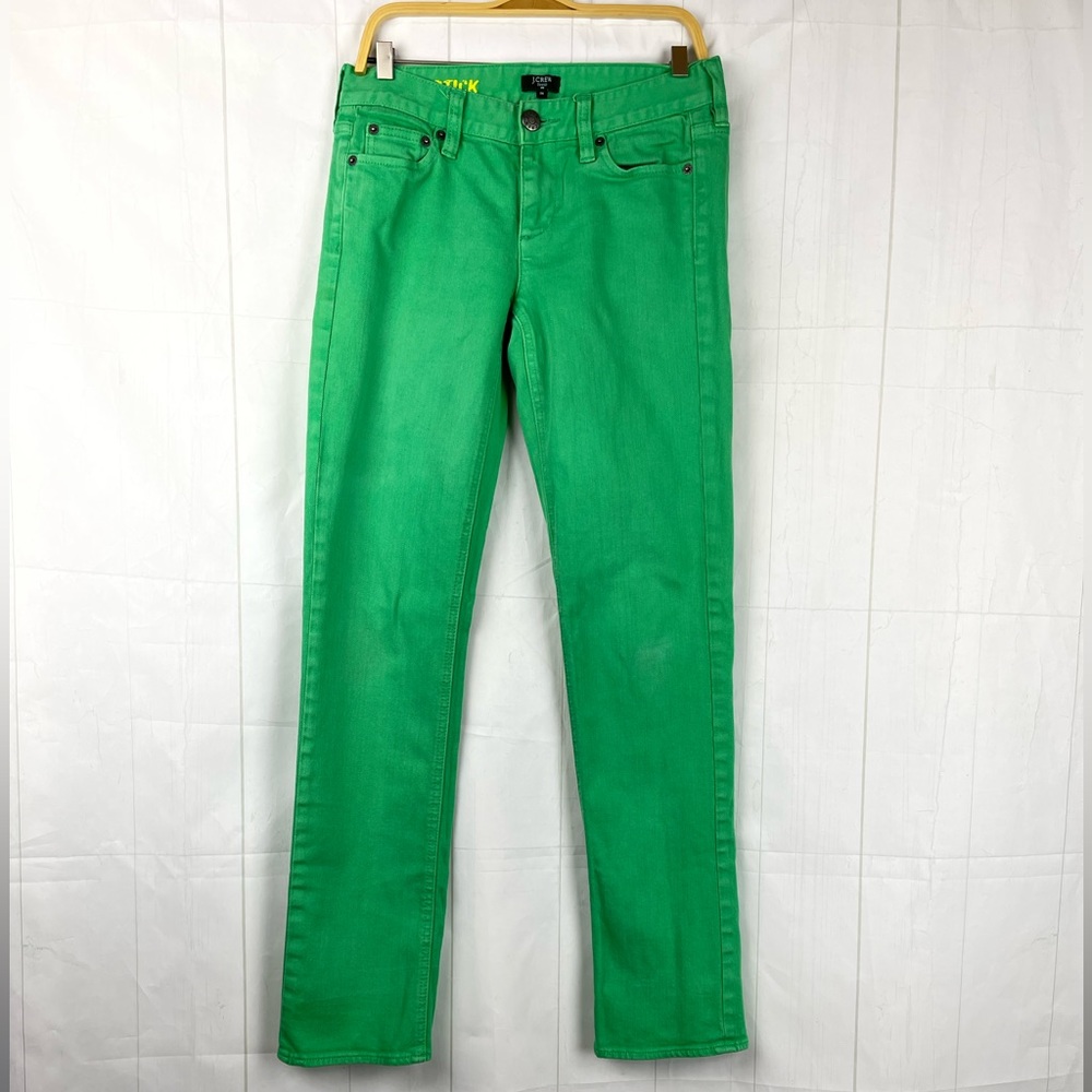 J. Crew Green Matchstick Skinny Jeans Size 26